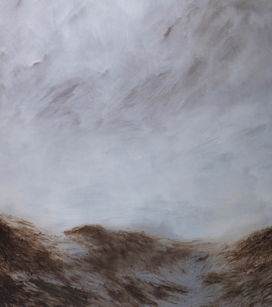 »Reisebilder« 17 Schnee | Acryl auf Leinwand | 180 x 160 cm | 2011 (in Privatbesitz)