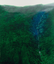 »Reisebilder« 2 Blaue Schlucht | Acryl auf Leinwand | 180 x 150 cm | 2009